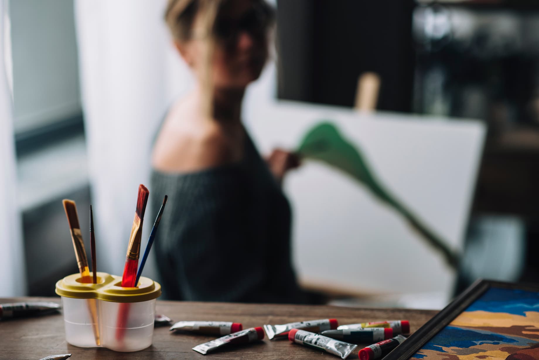 Activité créative stimulant le cerveau